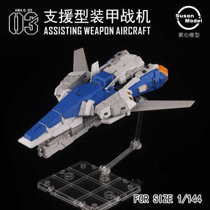 SUSAN Model RX-93 V RG 1/144 RX-93-ν2 Hi V ASSISTING AIRCRAFT AWA HWS Assembly Model Kit Toy Accessories Package Gift