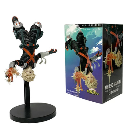 18cm Boku no Hero Academia Anime Figure Bakugo Katsuki Action Figure Midoriya Izuku/Todoroki Shoto Figurine PVC Collection Toys