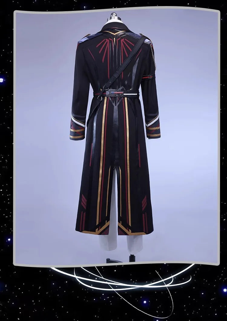 Love and Deepspace Caleb Cosplay Costume Wig Farspace Colonel Uniform Trench Halloween Party for Women Men Carnival Cos Props