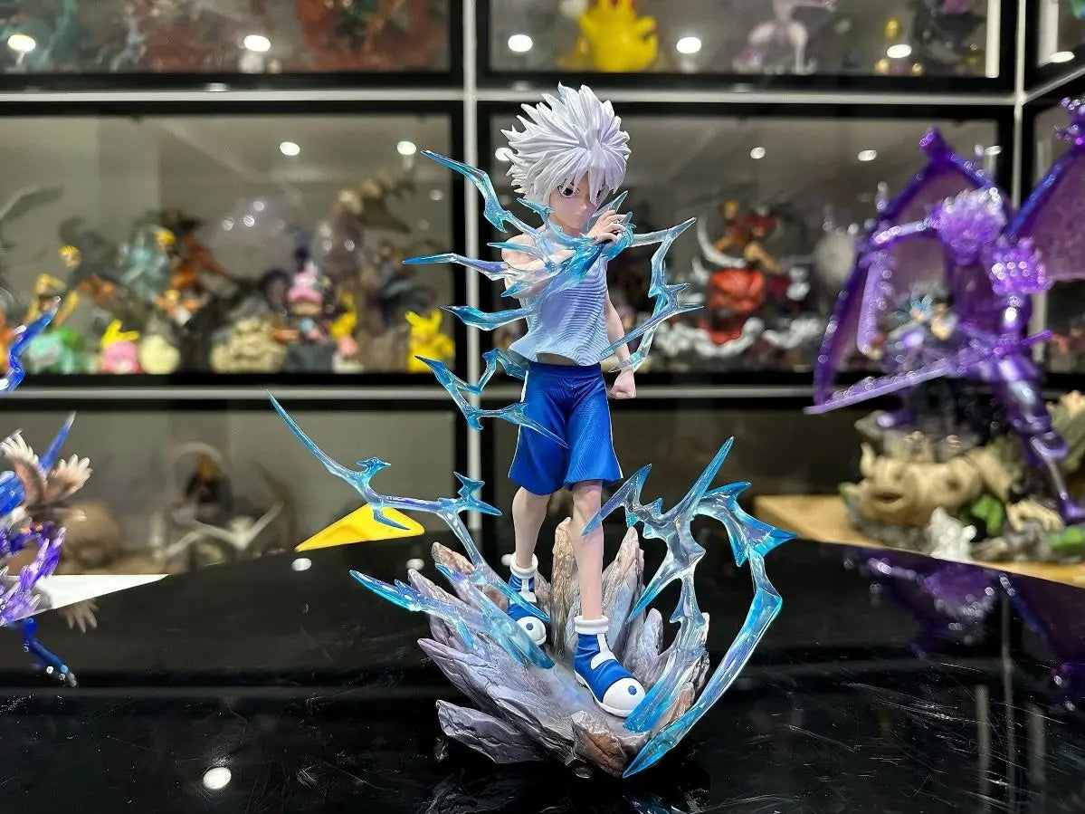 23cm Hunter Anime Figures Killua Zoldyck Figure Manga Action Figure Pvc Model Statue Collection Decoration Toys Gift Ornaments