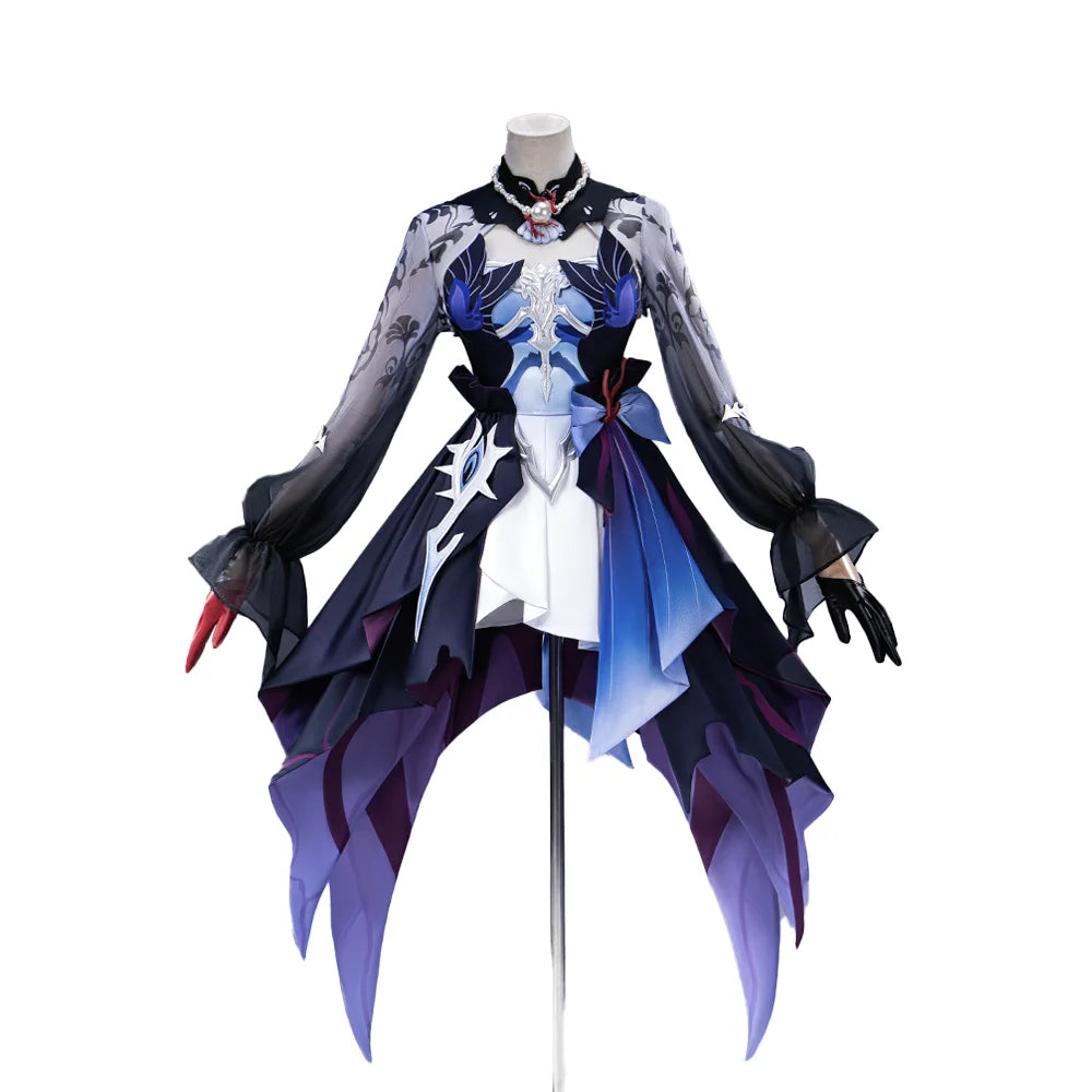 IN STOCK Hysilens Cosplay Costume Game Honkai: Star Rail DokiDoki-N HSR Women Dress Helektra Halloween Cosplay
