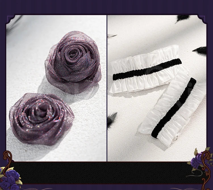 Suiginto Cosplay Costume Anime Rozen Maiden DokiDoki-SR  Suigintou Women Mercury Lampe Lolita Gothic Halloween Dress Suiginto