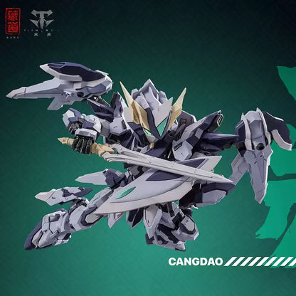 Cangdao Model Chuangshen Tgm Series Tianfa Tianwe Sd-Style Abs Model Kit Plastic Model Mecha Action Figures Collectible Toy Gift
