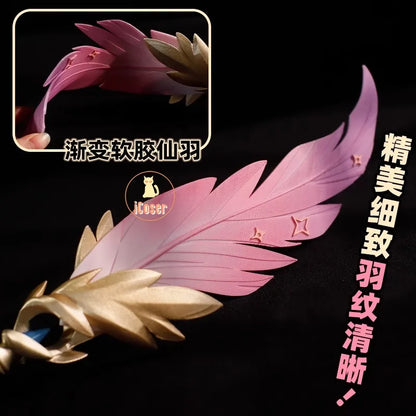 Honkai Star Rail Trailblazer Remembrance Cosplay Feather Pen Game Props Magic Pen Halloween Party for Women Men Girls Cos Gifts