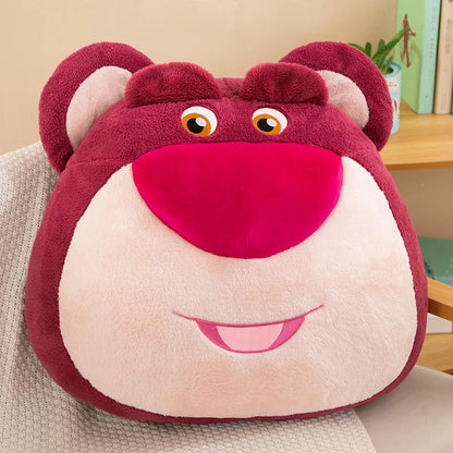 65cm Disney Toy Story 4 Strawberry Bear Cute Girl Heart Bear Backrest Plush Toy Doll Pillow Doll Cushion with Strawberry Flavor