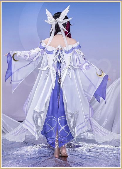 Columbina Cosplay Costume Genshin Impact【S-2XL】DokiDoki-R Nod-Krai Women Dress Columbina Hypersalenia Plus Size