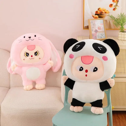 32/62cm Kawaii Baby Three Years Old Plush Doll Toy Baby Three Rabbit Series Stuffed Pillows Toy Ornaments Xmasgifts for Girls