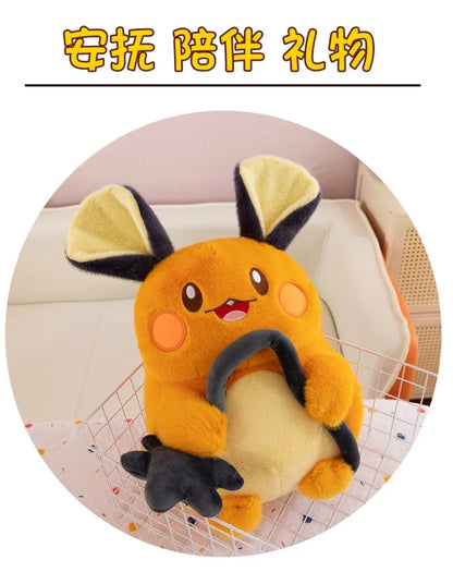 70CM Big Size Pokemon Plushies Dedenne Cartoon Anime Peluche Kawaii Ornament Comfortable Soft Doll Children Toy Cushion Gift