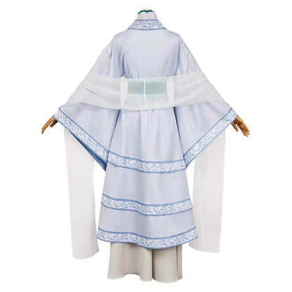 Anime The Apothecary Diaries Jinshi Cosplay Costume White Dress Headwear Earrings Kusuriya No Hitorigoto Maomao Halloween Women