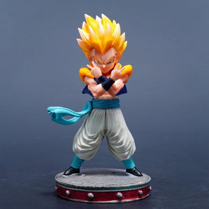 15cm Super Saiyan Gotenks Dragon Ball PVC Action Figure Desktop Ornament Model Toy Gift