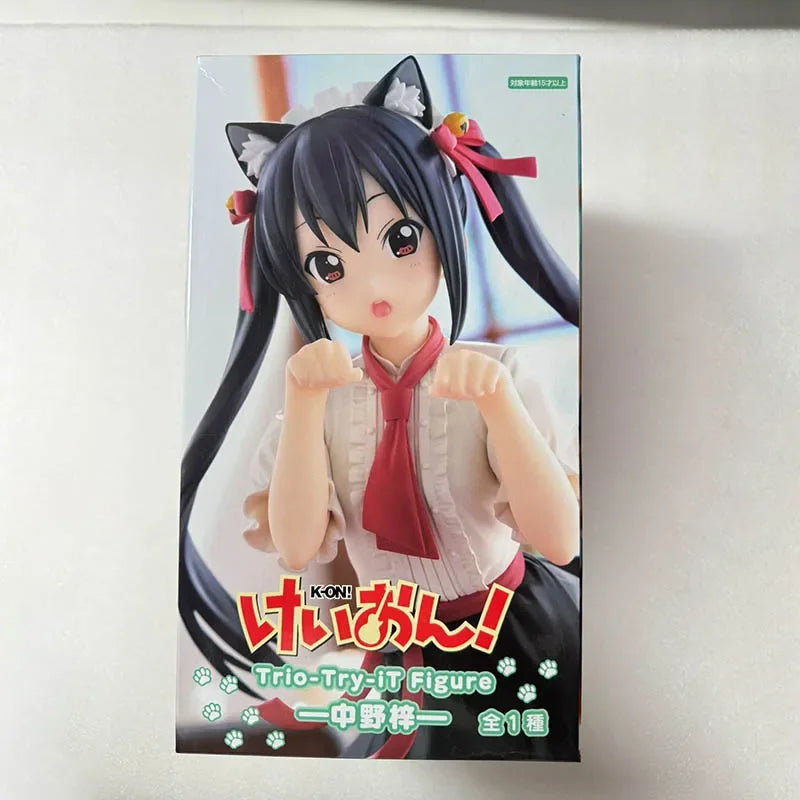 FuRyu K-ON Trio PVC Anime Figure Model 21-22CM - Nakano Azus