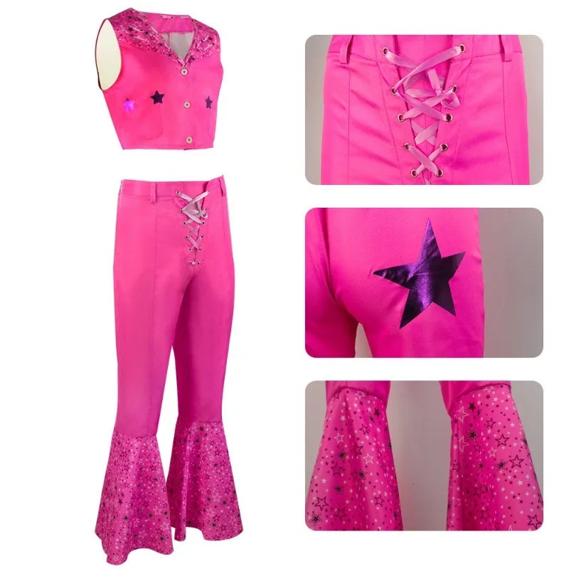 Homchee Trends Cos Barbi Costume Set Adult Cotton Polyester