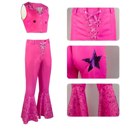 Homchee Trends Cos Barbi Costume Set Adult Cotton Polyester
