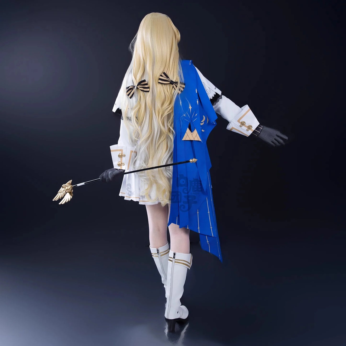 Wuthering Waves Phoebe Cosplay Costume Wig Dress Hat Headwear Sticker Stocking Rinascita Halloween Party Women Girls Prop iCoser