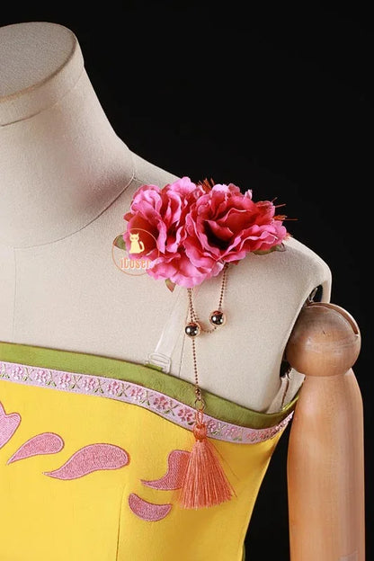 Anime The Apothecary Diaries Maomao Cosplay Costume Courtesan Outfit Dress Earrings Headwear Halloween Party Women Girls iCoser