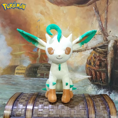 50CM Pokemon Plushies Leafeon Cartoon Anime Stuffed Pocket Monster Kawaii Ornament Comfortable Soft Doll Children's Toys Gift
