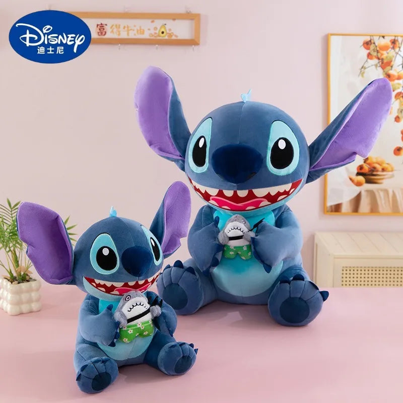 35/45/60cm Big Size Stitch Disney Anime Plush Stuffed Doll Kawaii Room Decorated with Plushies Pillow Ornaments Holiday Gifts