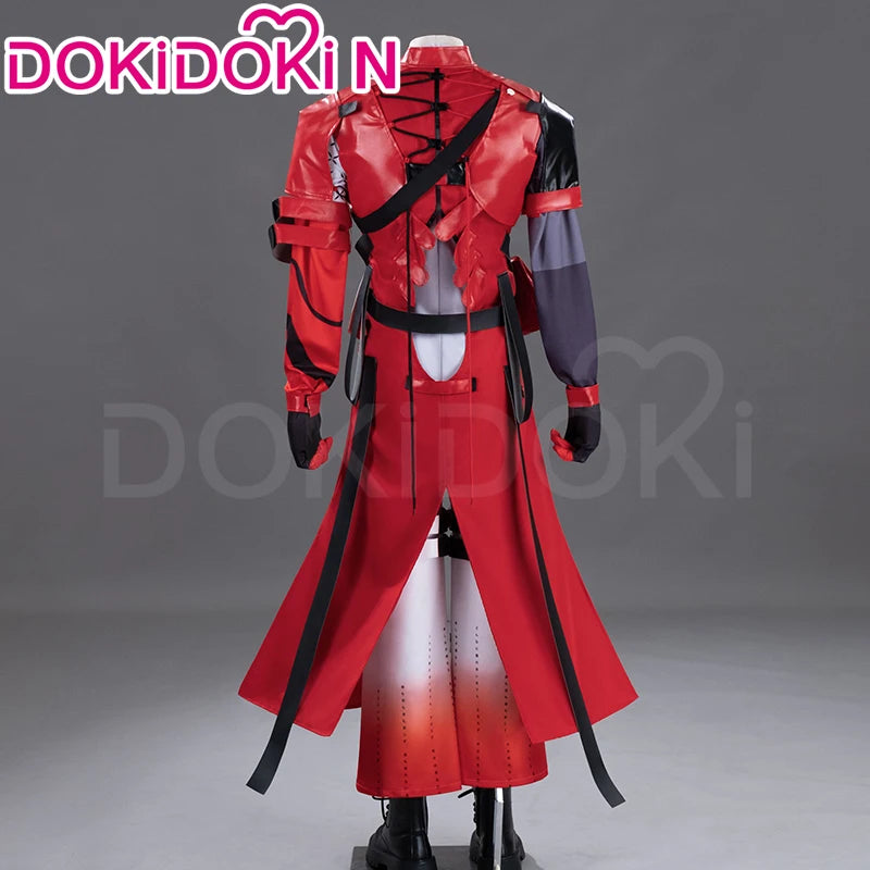 Scar Cosplay Costume Game Wuthering Waves Cosplay【S-2XL】DokiDoki-N Men Red Costume Scar Cosplay Plus Size