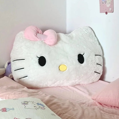 Big Size Hello Kitty Back Cushion Very Soft Sanrio Throw Pillow Sofa Bed Bedside Cushion Home Decor Gifts Girl Washable