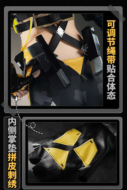 Zenless Zone Zero Trigger Cosplay Costume Wig Uniform Hairpin Obol Squad Halloween Party for Women Girls Carnival Props iCoser