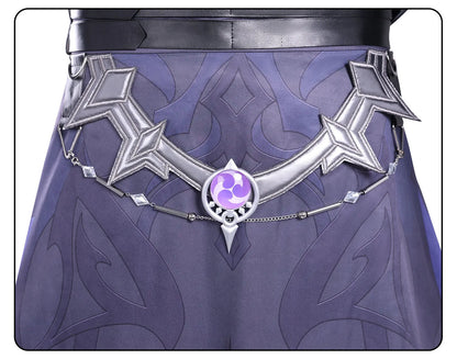 Genshin Impact Kyryll Chudomirovich Flins Cosplay Costume Wig Uniform Halloween Party for Women Men Carnival Role Play Outfit