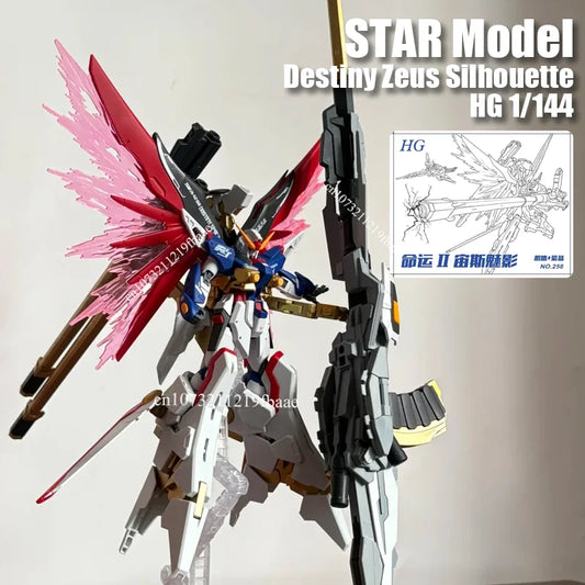 STAR Model Destiny Zeus Silhouette HG 1/144 ZGMF-X42S A-GXQ754／V2 Assembly Model Kit Package Action Figures Toy Gift