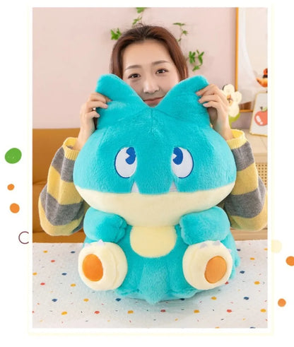 75CM Big Size Pokemon Plushies Snorlax Peluche Cartoon Anime Kawaii Ornament Comfortable Soft Doll Cushion Children's Toy Gift