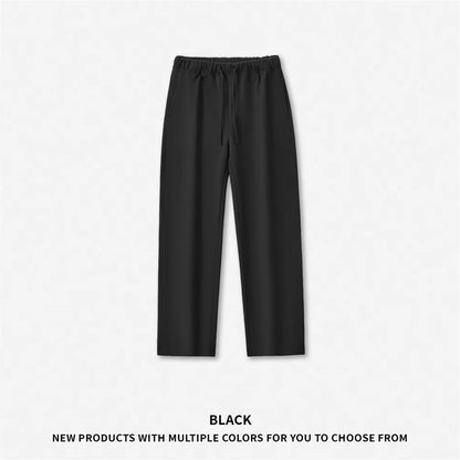 ZODF 2025 Winter Man Basic 420gsm Straight Pants Unisex Loose Clean Fit Sport Trousers Brand Streetwears HY0061