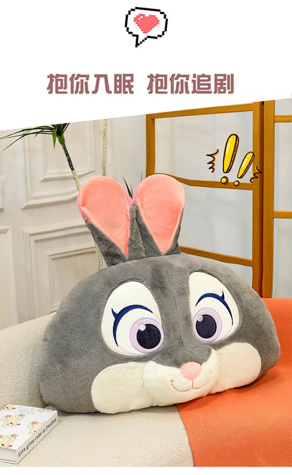 90x50cm Big Size Judith Laverne Hopps Anime Plush Stuffed Doll Zoo Tropolis Room Decorated Plushies Children Pillow Holiday Gift