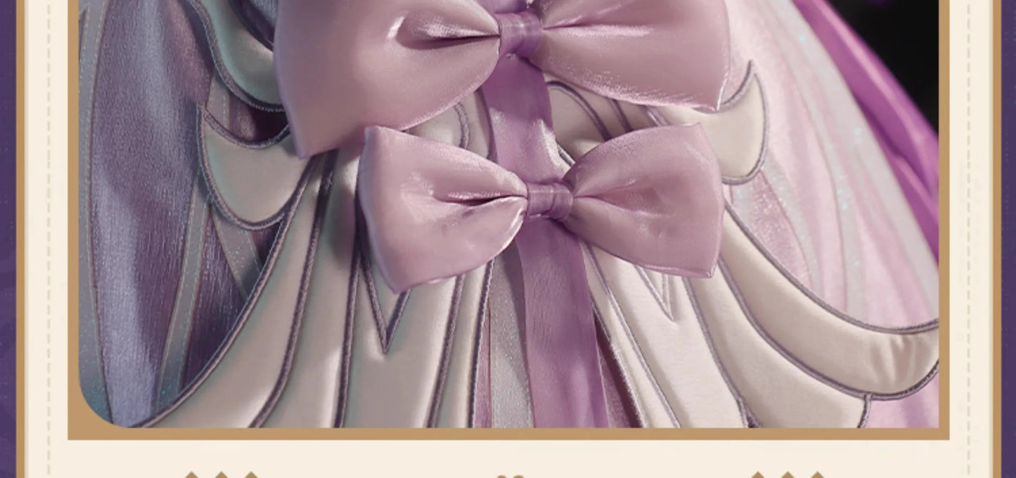 Honkai Star Rail Castorice Cosplay Costume Wig Dress Headwear Earrings Butterfly Props Halloween Party for Women Girls Carnival