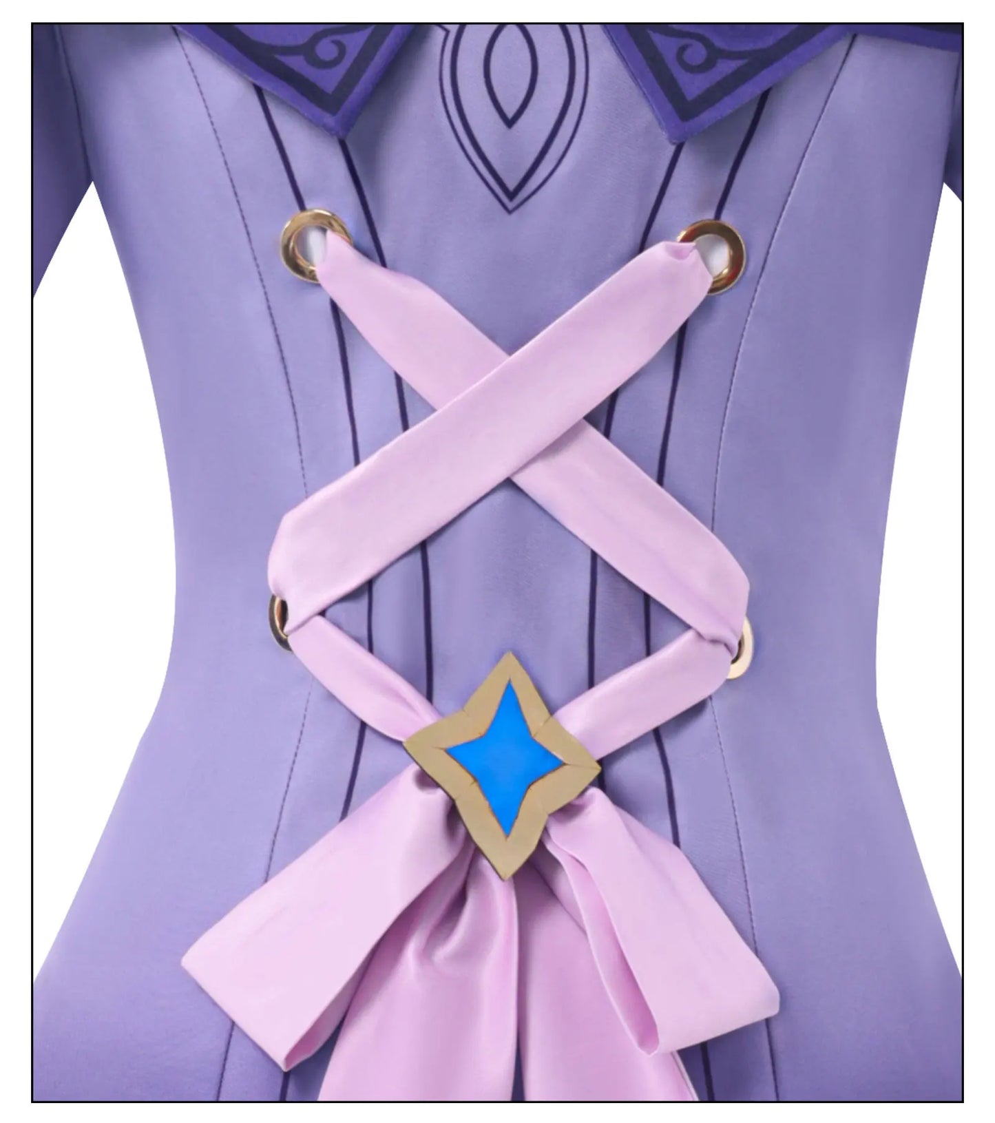 Cyrene Cosplay Costume Wig Dress Honkai Star Rail Uniform Headwear Amphoreus Carnival Halloween Party for Women Girls Role Play