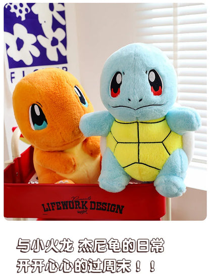 35-60CM Big Size Pokemon Charmander Plushies Squirtle Cartoon Anime Peluche Ornament Comfortable Soft Doll Children Toy Gift