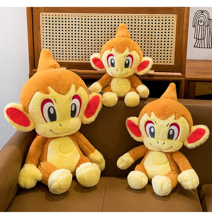 30/40/50CM Big Size Pokemon Chimchar Plushies Cartoon Anime Plush Pillow Soft Doll Kawaii Stuffed Plushie Ornament Children Gift