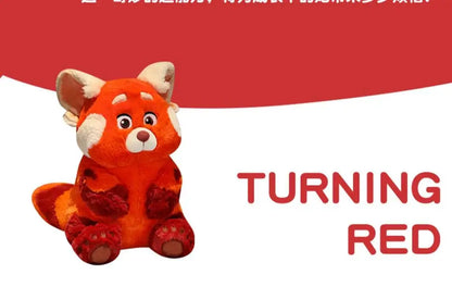 12-70cm Genuine Disney Turnings Red Plush Toys Kawaii Anime Panda Plushies Pillow Stuffed Bear Doll Girl Soft Toy for Kids Gift