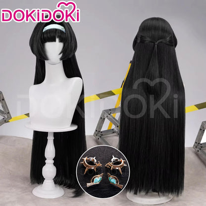 IN STOCK Astra Yao Wig Game Zenless Zone Zero DokiDoki ZZZ Women 90cm Long Straight Hair Astra Cosplay Free Wig Cap