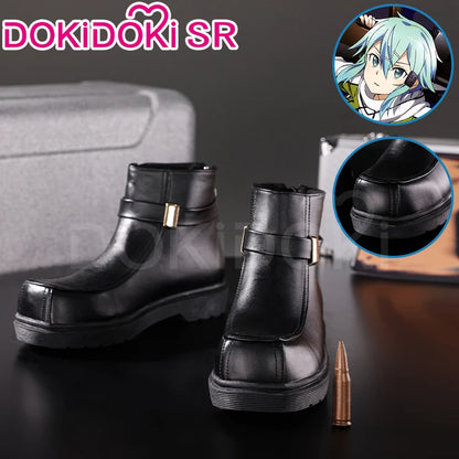 IN STOCK Yuuki Asuna Asada Shino Shoes Anime Sword Art Online Cosplay DokiDoki-SR Women Yuuki Asuna Undine Healer SAO Cosplay