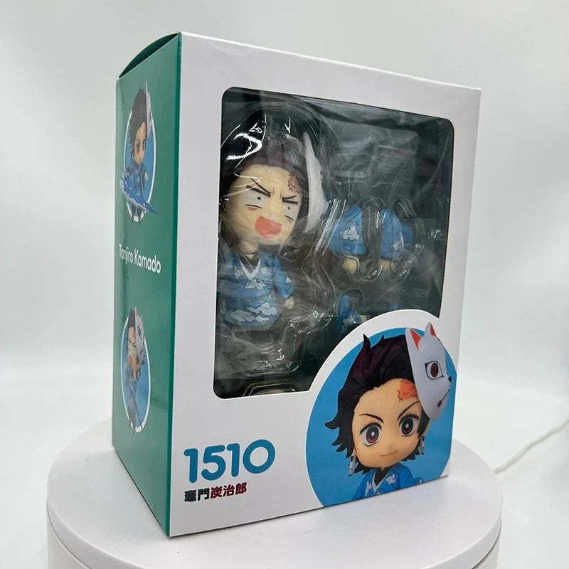 Tomioka Giyuu & Tokitou Muichirou Demon Slayer Kimetsu No Yaiba PVC Q-Version Anime Figurine Action Model Toy Collection