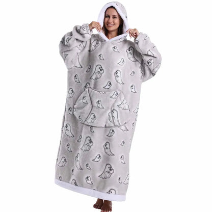 Man Hoodies Plus Size Winter Men Hoodie Blanket Retro Bear Black High Quality Graphic Designer Anime Woman Clothes Long Pullover