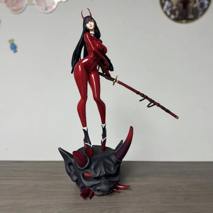 Hot Senji Muramasa 1/4 Scale 55cm Large Beautiful Girl Figure With Base Pvc Anime Statue Desktop Decoration Gift