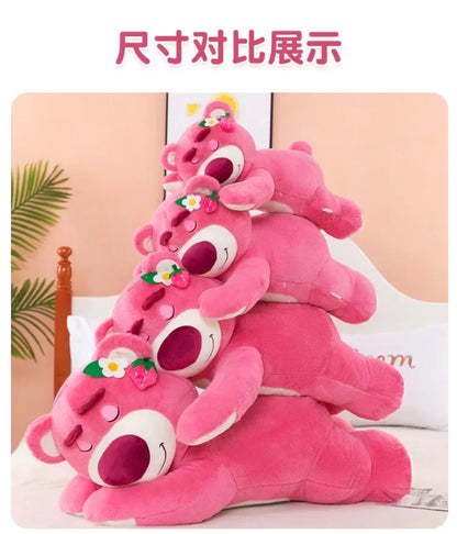 110cm Large Big Size Disney Lotso Kawayi Anime Plush Stuffed Doll Room Decorated with Lovely Pillow Children's Holiday Gifts