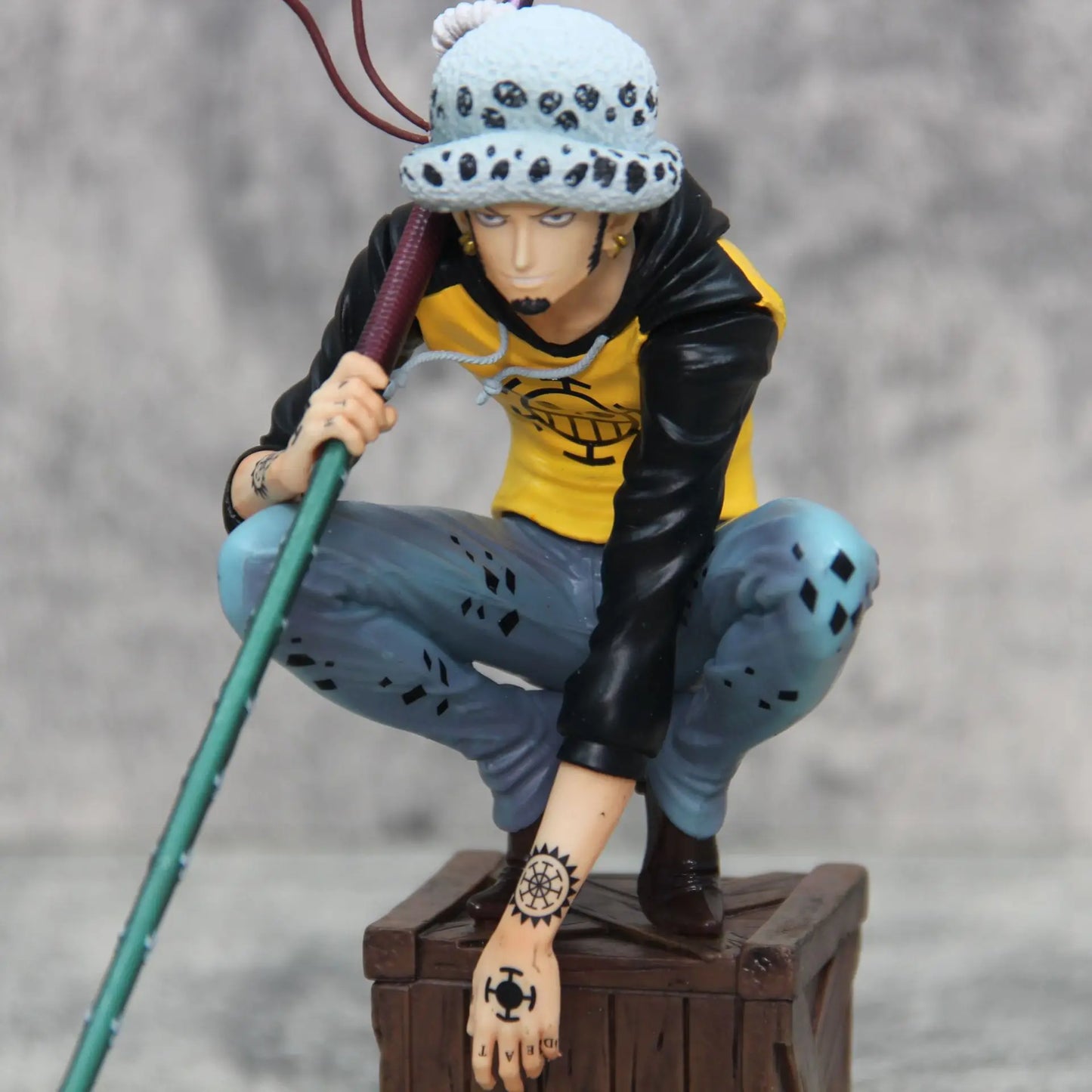 21cm One Piece Figures Trafalgar D. Water Law Action Figures Anime Pvc Model Statue Ornamen Collection Decoration Toys Gifts
