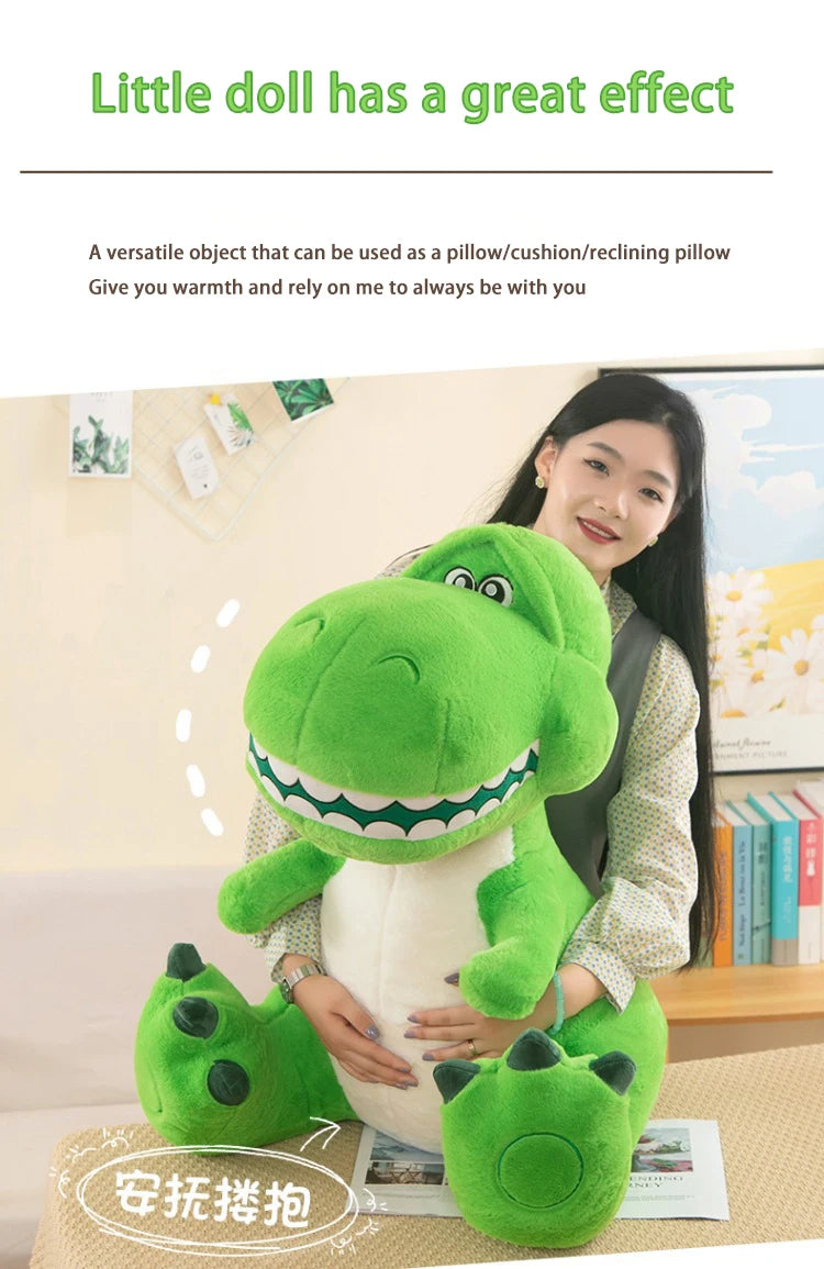 35/50/80cm Disney Toy Story Rex Plush Toys Dinosaur Animals Dolls Anime Cartoon Plushie Kawaii Pillow Soft Gift for Children