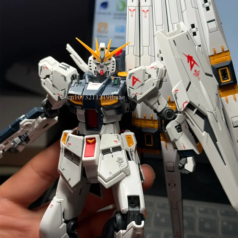 In Stock CHANGLONG Model 5502 V NU RX-93 RG 1/144 Assembly Model Kit Action Figures Plastic Model Kit Toy Gift