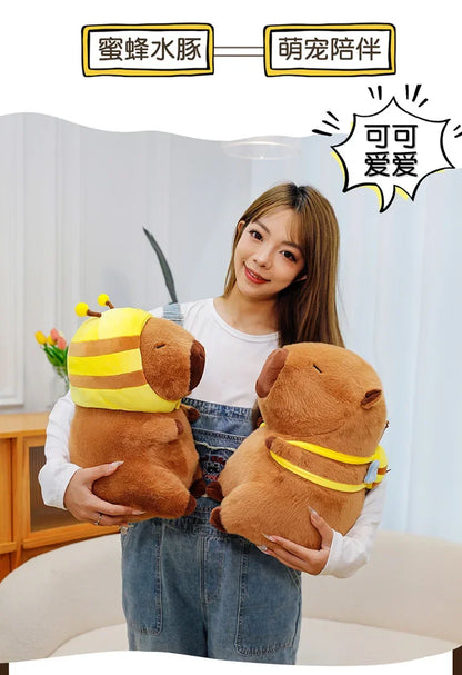 50cm Capybara Plush Simulation Capibara Anime Fluffty Toy Cute Doll Stuffed Animals Soft Doll Plush  Children's Birthday Gifts