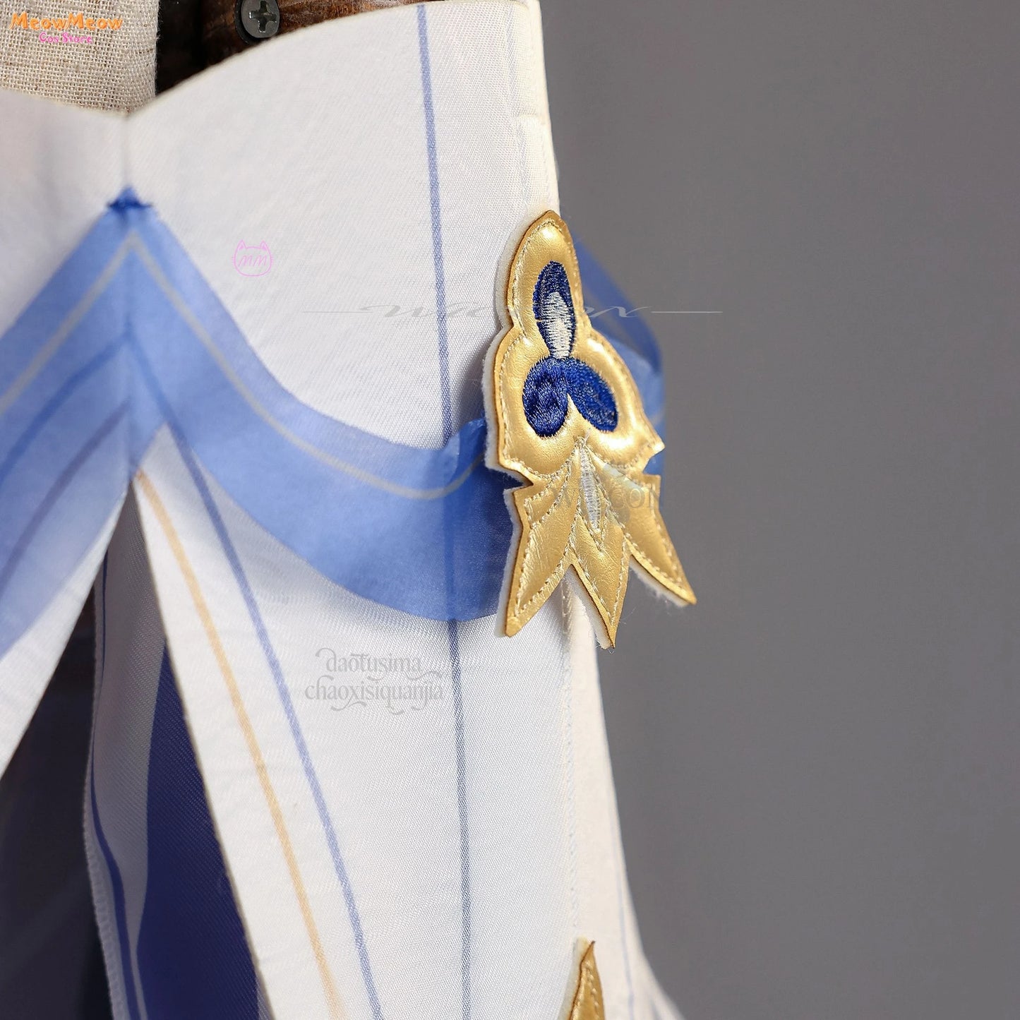 Genshin Impact Moon Goddess Columbina Cosplay Suit Polyester