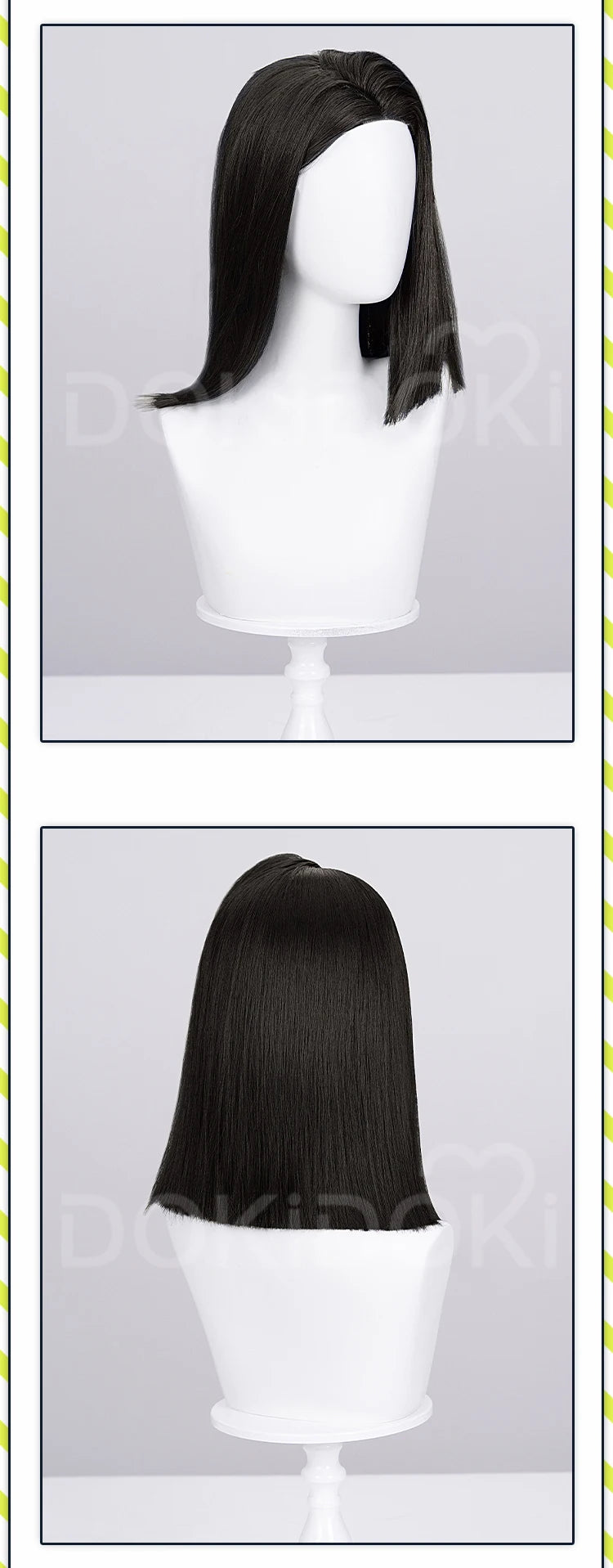 Ishaa Ekkoo Maddiee Aniviaa LeBlancc Cosplay Wig Game Anime DokiDoki Women Men Short Hair Ishaa Cosplay Free Wig Cap