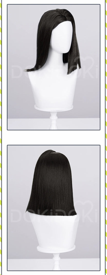 Ishaa Ekkoo Maddiee Aniviaa LeBlancc Cosplay Wig Game Anime DokiDoki Women Men Short Hair Ishaa Cosplay Free Wig Cap