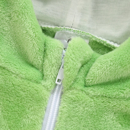 Kids Kigurumi Bebe Ropas Baby Boy Rompers for Winter Newborn 0 to 3 6 9 12 18 24 Months Unicorn Onesie with Zipper Cute Jumpsuit