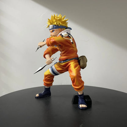 19cm Childhood Uzumaki Figure Naruto Anime Naruto Collectible Pvc Statue Model for Anime Ornaments and Peripheral Figures Toy