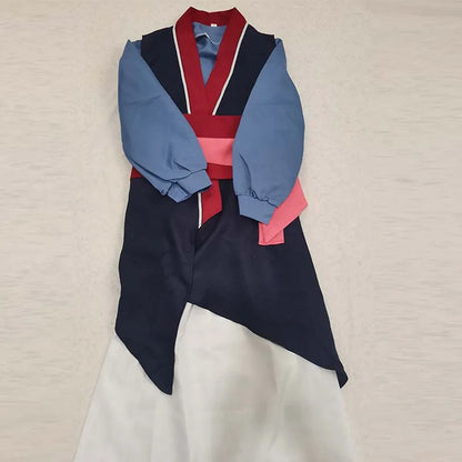 HOMCHEE TRENDS Mulan Costume Adult Cotton Polyester Set